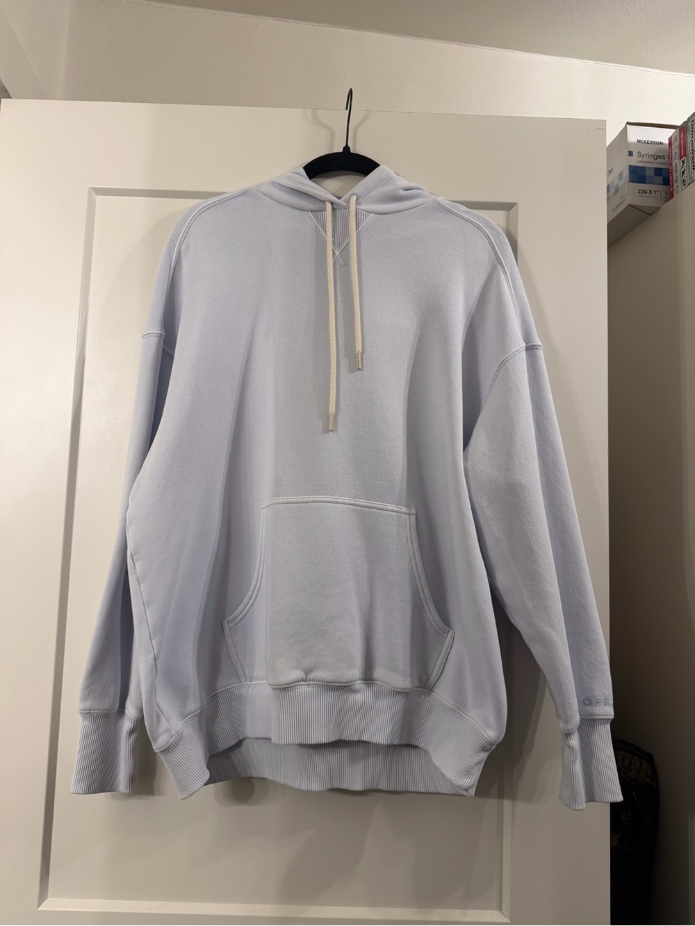 Women's Light Blue Oversized Hoodie